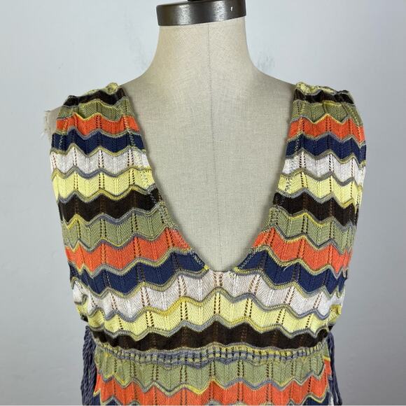 M Missoni Chevron Drawstring Tank Top - Picture 3 of 8
